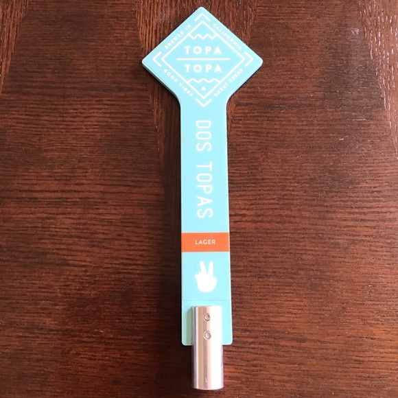 FINAL SALE Topa Topa Brewing Company Dos Topas Lager Tap Handle - Picture 2 of 3
